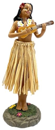 Ktnyl Wackelfigur Auto, Wackelfigur, Wackelfiguren Fürs Auto, Wackelkopf Figur Auto, Hawaiianische Tanzfigur, Kann auf Autoarmaturenbrettern, Tischplatten, Strandpartys Usw, Verwendet Werden. (D)
