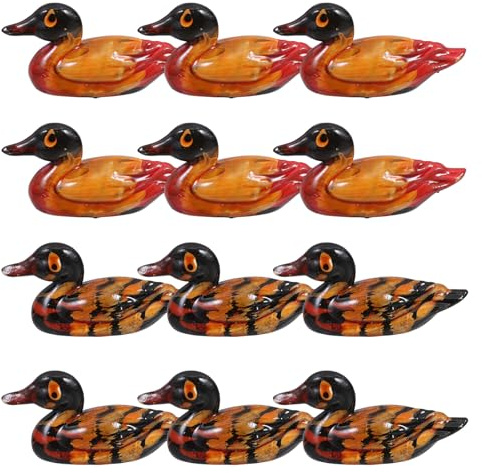 Toyvian 24 Pièces Porte-Baguettes Canard Mandarin Repose-Baguettes Décoratif en Résine Support pour Baguettes Et Cuillères Accessoire Cuisine pour Table À Manger Maison Et Restaurant