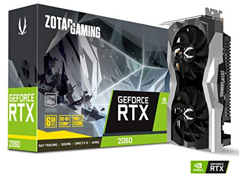 Zotac ZT-T20600H-10M Tarjeta gráfica NVIDIA GeForce RTX 2060 6 GB GDDR6