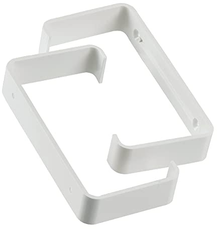 220x55mm Lot de 2 Colliers de Serrage pour Tuyau de Ventilation - Support de Fixation pour Tube Rectangulaire