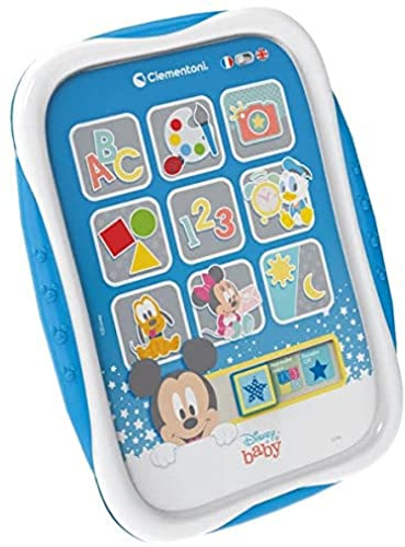 Clementoni 52580-Ma primo tablet Baby Mickey-giocattolo bambino-versione francese-9 mesi e oltre, 52580