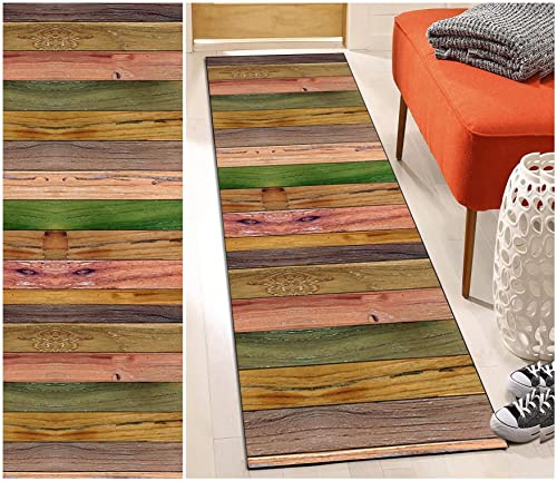 DTUQYX Teppich Läufer Flur Küche rutschfest 50 x 150CM, Polyester Waschbar und Dauerhaft, Schlafzimmer Muster Carpet, für Wohnzimmer Büro Esszimmer, Anpassbar Teppichläufer Meterware