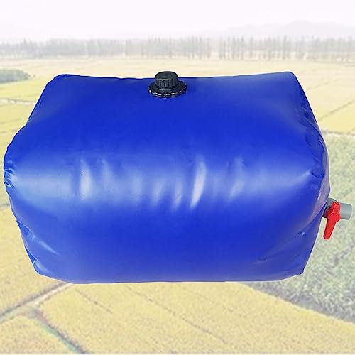 ROGHA Flexibler Wasserspeicherbehälter, Faltbarer Outdoor-Wassersack, Tragbarer dürreresistenter Bewässerungswasserspeicher für Notfälle, Für BAU/Garten/Bauernhof,530L