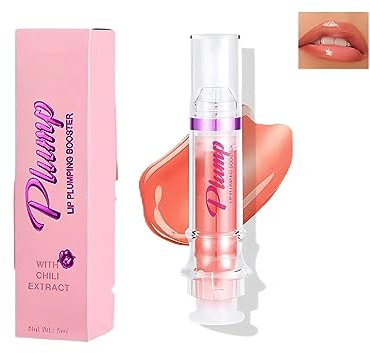 Lip Plumper, Girabella Lip Plumper,Plumping Lip Gloss,Lip Plumper Gloss,Lip Plumping Booster Gloss,Plump and Pout Lip Plumper,Long Lasting Moisturizing Shimmer Lip Plumper (06#)