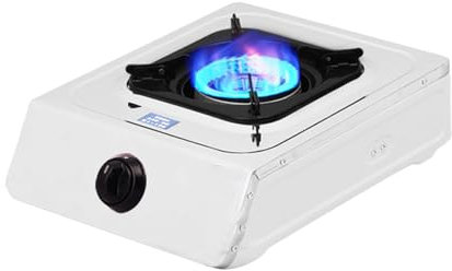 Fornello A Gas, Carico Termico 3,7KW/12624,4BTU, Piano Cottura Da Tavolo Fornello A Nove Camere NG/GPL, Piano Cottura A Gas A 1 Fuoco Con Protezione Termocoppia, Adatto For La Casa ( Color : LPG )