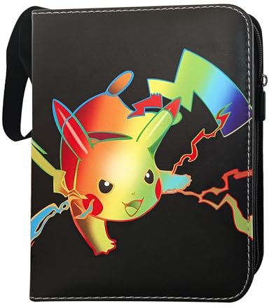 Sammelkarten Album,Sammelalbum für Spielzeug Karten,Karten Sammelalbum für GX VMAX V,Karten Ordner Buch,4 Taschen 50 Seiten 400 Karten Kapazität Sammelkarten Album (50A)