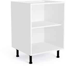 White 450mm Kitchen Base Cabinet Carcass 18mm Cabinet Only