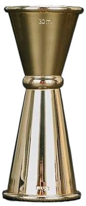 CHFYIJYHM Jigger de cóctel Doble de 30/45 ml, Medida precisa for Recetas de cócteles, for Estilo Bar casero(Gold Plating)