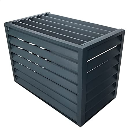 KHLMSRXJ Deflector de Aire Acondicionado de Unidad de Ventana, Cubierta de Aire Acondicionado Mini Split para Unidades Exteriores, Cubierta de Condensador Mini Split, Cerca para Ocultar el