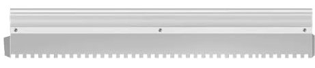 Truelle crantée – Peigne à mortier en acier inoxydable, 60 cm à 90 cm, grande truelle crantée carrée pour une application rapide et uniforme sur les sols