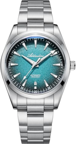 ADDIESDIVE Orologio Uomo Elegante Blu Movimento Automatico 8215 100 M impermeabile Super Luminescente Orologio Acciaio Uomo
