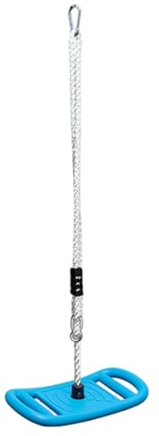 Altalena per Bambini, Altalena per Albero con Corda da Arrampicata Longboard 3 in 1, Sedile con Disco Regolabile e Corda Anti-groviglio per Parco Giochi al Chiuso o all'aperto, Set da Gioco per b
