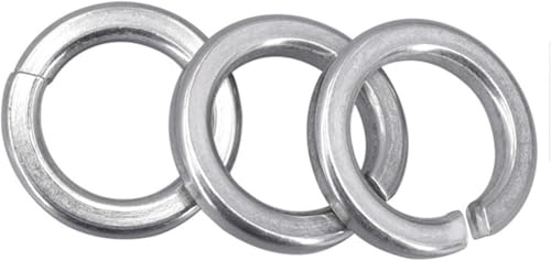 Arandela de seguridad dividida con resorte, Arandela de seguridad dividida con resorte, junta elástica redonda de metal(316 Spring Pad,M27 1pcs)
