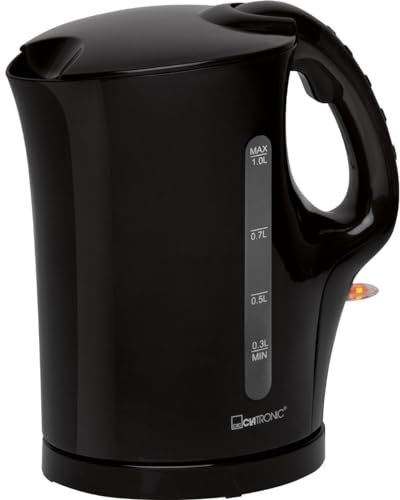 Clatronic WK 3462 schwarz Wasserkocher schnurlos Schwarz