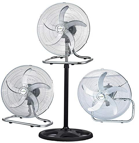 Ventilatore a piantana 3 in 1 si appoggia per parete a colonna 5 pale in metallo