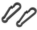 Yeahdor 100PCS Mini SF Karabiner Schlüsselanhänger Karabinerhaken Klein Kunststoff Schlüsselbund Clip für Hundeleinen, Camping, Outdoor