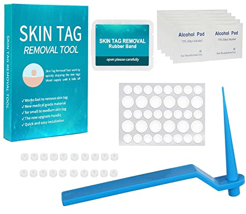 Rpanle Skin Tag Removal, Effectively and Painless Skin Mole Tag Remover Set-Safe and Easy Remove Small to Large (2mm-4mm) Sized Skin Tags