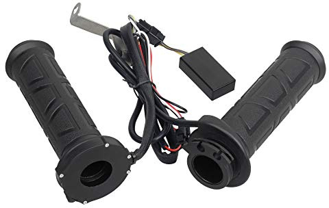 NTHREEAUTO Universal 7/8'' Heated Grips Motorcycle Handlebar Grip Compatible with Harley Honda Kawasaki Yamaha Dirt Bike ATV