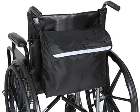 Zaino per sedia a rotelle Borsa da trasporto per sedia a rotelle Borsa organizer per sedia a rotelle di grande capacità appesa alla borsa per riporre gli scooter per disabili Accessori Nero