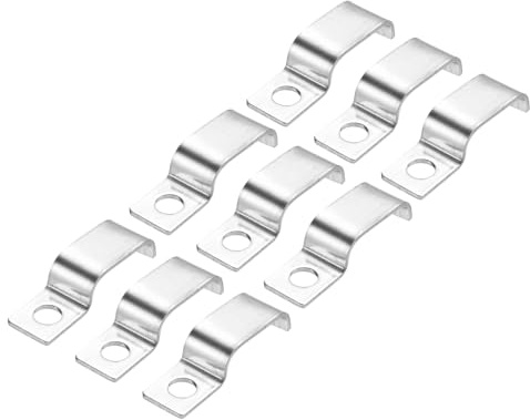 QUARKZMAN 20 Stück Rohrschellen Edelstahl- Befestigungsschelle Schlauchschnalle Kabelschellen | Rohrhalter für Rohrdurchmesser Ø 18mm