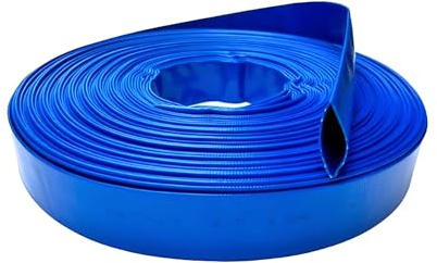 Gobeflat Medium. Manguera Plana azul 6 Bares para descarga de agua, riego y bombas de achique. (50mm T20m)