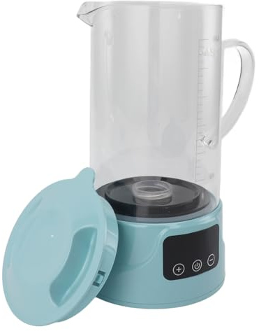 1.5L Hydrogen Water Pitcher with Time Display, Large Diameter Spout, PP Material Hydrogen Rich Water Generator Machine for Improving Water Quality