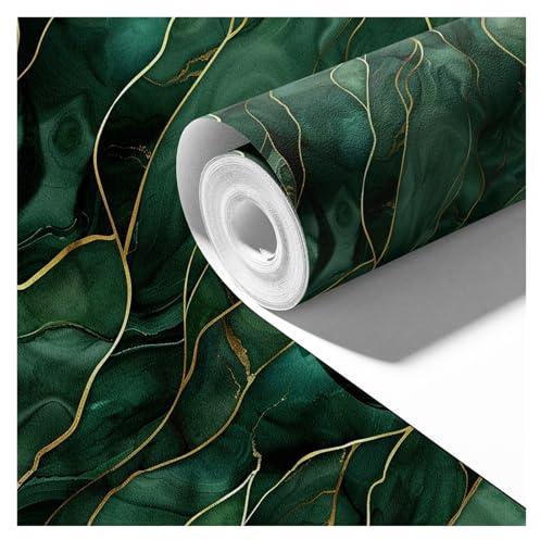 MCNDSI Möbelfolie Klebefolie Selbstklebende Folie Tapete 3D Vintage Blumen PVC Aufkleber Selbstklebend Tapeten für Küche Wohnzimmer Dekofolie(Style4,18x118inch/45x300cm)