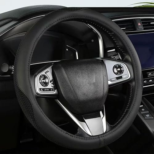 Lenkradbezug für VW Golf 5 /V Variant (1K BJ 2003-2013), Anti Rutsch Lenkradhülle Auto,Lenkradschutz in Größe 37-39 cm,Lenkradhülle Sommer & Winter,Lenkradabdeckung Kunstleder,A