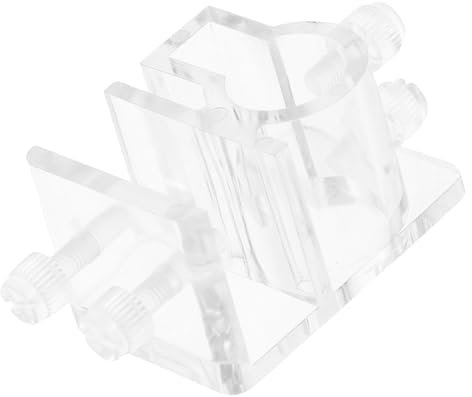 YARNOW Aquarium Water Pipe Clamp Holder Adjustable Fish Tank Pipe Fixing Bracket for Aquarium Dosing Pump Hose Clamp