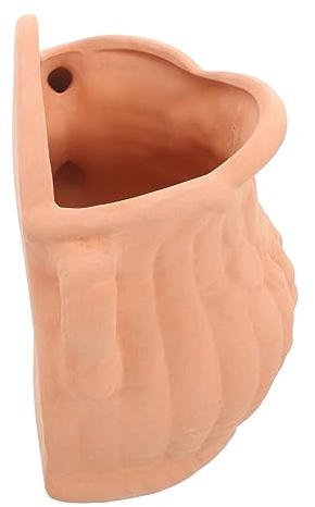 SOIMISS Wandpflanzenhalter Keramik Hängepflanzgefäß 18X17X8cm für Balkon Garten Zimmerpflanzen