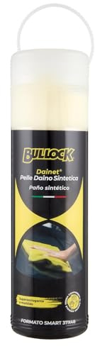 Bullock Car Care Dainet – Panno Professionale in Simil Alcantara Superasciugante & Morbido, senza Aloni, Superassorbente, Detailing Interni/Esterni Auto, Antigraffio Soft-Touch, Formato 37 × 48 cm