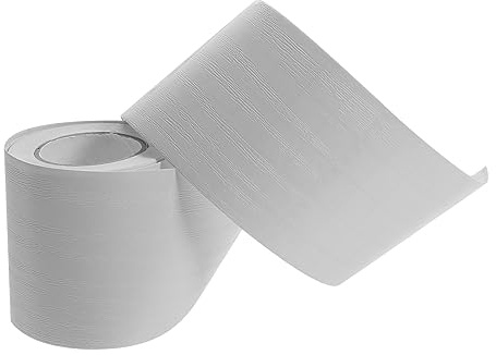 SOIMISS Background Wall Sticker Flexible Skirting Pure White Baseboards Strip Mural Decorate Designed Wall Decoration Skirting Board Cover Skirting Board Protector White Sticker