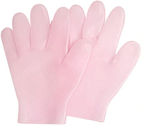 SOESFOUFU Peeling Handschuhe Rutschfest aus Sebs Feuchtigkeitsspendende im Winter für Damen für Pflege zu Hause