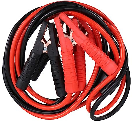 Luxshiny 3m Cavo Di Emergenza in Rame e Alluminio Cavo Di Alimentazione Per Batteria Auto Da Resistente Freddo e Caldo Leggero e Pratico Per Auto Moto Camion e Veicoli Elettrici