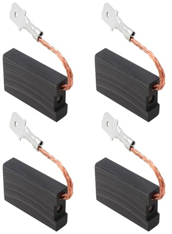 eMagTech Lot de 4 Balais de Charbon avec Arrêt Automatique 6 X 16 X 24 Mm Compatible avec Metabo WX 21-230 QUICK/WX 23-180