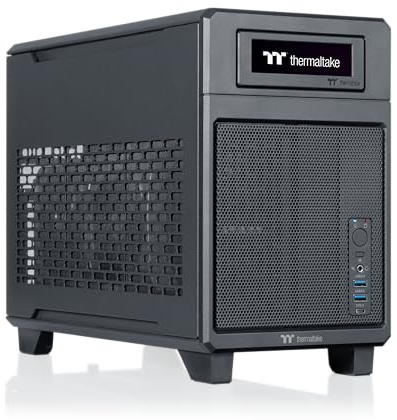 Thermaltake LCGS Traveler 7870 Mini-ITX Gaming PC (AMD Ryzen™ 7 7800X3D, ToughRam 32GB DDR5 6000MT/s RGB Memory, NVIDIA® GeForce RTX™ 5070, 2TB NVMe M.2, WiFi, Windows 11) TR1B-B850-570-LCS