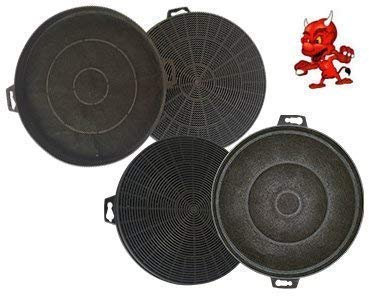 Mega Sparset 4 Aktivkohlefilter Filter Kohlefilter für Dunstabzugshaube Abzugshaube Jan Kolbe Plus 94.2 CN, Plus 95 A, Plus 95 CN