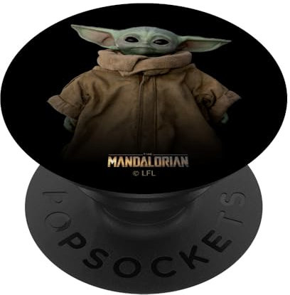 PopSockets Star Wars The Mandalorian The Child Stare Portrait PopSockets PopGrip: Swappable Grip for Phones & Tablets