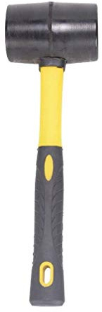 Hi-Gear Rubber Power Mallet (16oz), Black, One Size