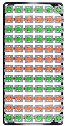 i-flair Tellerlattenrost 100x200 cm, Lattenrahmen Ergo IF57 mit Tellerfedern - für alle Matratzen und Betten geeignet