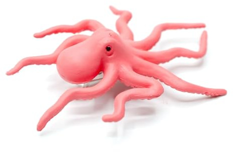 Miniblings Oktopus Brosche Pin Krake Oktopode Tintenfisch Meer rosa | Für Revers, Jacke oder Tasche, aus Berlin, ein Fundstück für Sammler