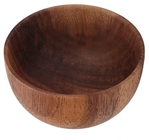 Rasierschale, Tragbare Rasierseifenschale aus Holz mit Großem Fassungsvermögen, Holz-Rasiercreme-Behälter, Becher für Männer, Friseursalon