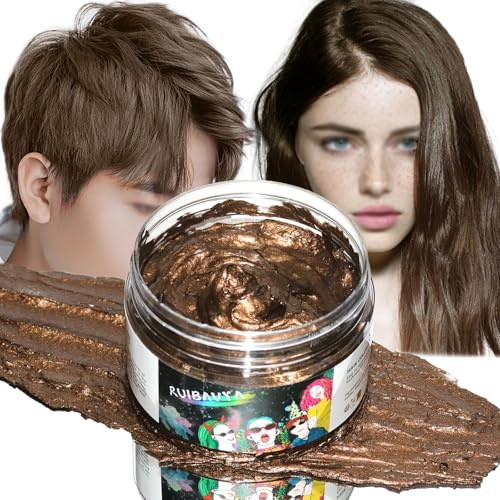 Tinte temporal para el cabello, cera natural, lavable, para eventos como Halloween y Navidad