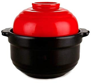 SUNMME Cocotte - Four émaillé. Petite cocotte Ronde en Fonte émaillée Classique en grès