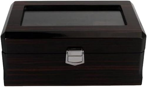 Uhrenbox, Luxus-Uhrenbox, Uhrenhalter, Uhren-Aufbewahrungsbox, 3-Fächer-Uhren-Display-Box, Armband-Uhrenboxen, hölzerne Uhren-Aufbewahrungsbox, 3-Fächer-Uhrenbox, handgefertigte Uhrenrolle, Reiseetui