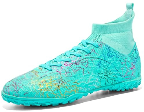 KUUK Fussballschuhe Kinder Kunstrasen Turf Fußballschuhe Hallenschuhe Für Jungen Mädchen AG TF Trainingsschuhe