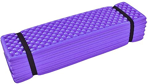 Isomatte Faltbar, Camping Isomatte Ultraleicht Schaumstoffmatte Strandmatte Outdoor Matratze für Camping Beach 185x55cm