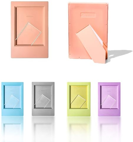 DHSWNNG 5 Pezzi Mini Cornici, Piccole Cornici per Foto Cornice per Foto con Funzione Leggio Cornici Colorate Set Camera da Letto Soggiorno Viaggio