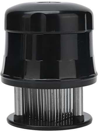 Batticarne, Utensile da Cottura con Ago Ultra Sottile in Acciaio Inossidabile Strumento Batticarne con Copertura Protettiva Mazzuolo per Carne per Cucine Domestiche, Hotel,