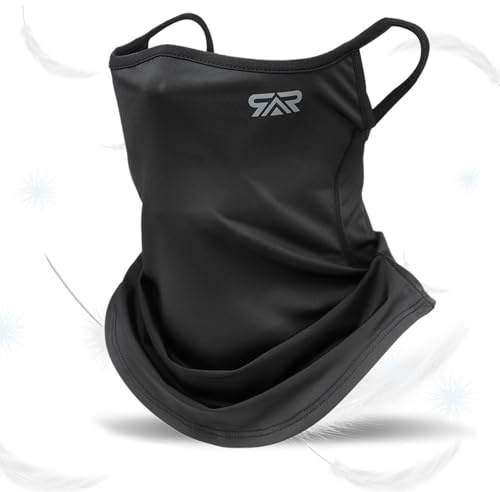 Neckskydd för män, nackgaiter Andningsbara nackskydd med öronslingor